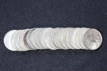 19 - 1960s Washington Silver Quarters; 19xBid