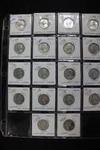 18 - Washington Silver Quarters; 18xBid