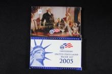2 - U.S. Mint Proof Sets including 2005 and 2007 Presidential; 2xBid