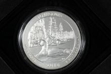 America the Beautiful 5 Oz. Silver Unc. Coin