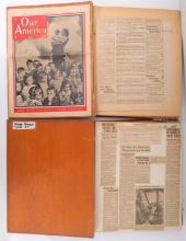 LOT OF NEWSPAPER CLIPPINGS DEC 1941 TO MAR 1942