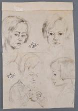 LOT OF 2 GERMAN ARTIST OTTO DIX ENGRAVING