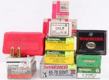 LOT OF RIFLE & HANDGUN AMMUNITION TOTAL OF 429 RDS