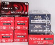 740 ROUNDS OF .380 .40 S&W & .45 AUTO PISTOL AMMO