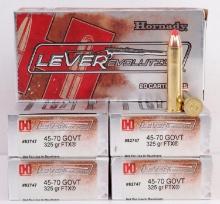 100 ROUNDS OF HORNADY 45-70 GOV 325 GR AMMUNITION