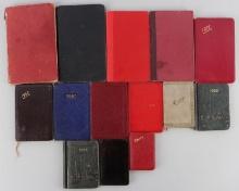 14 PRE-WAR & WWII BRITISH CIVILIAN DIARIES JOURNAL