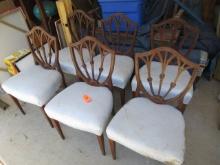 8 DINING CHAIRS IN ONE LOT