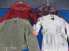 WOMENS LEATHER JACKETS SIZE MED.