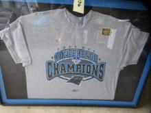 PANTHERS CHAMPIONS SHIRT FRAMED