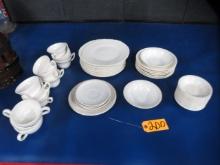 50 PCS. IRONSTONE DINNERWARE