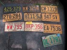 OLD LICENSE PLATES