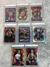 Wrestling and UFC Prism/ Optic 7 Card Lot - Lesnar, Cena, Stone Cold