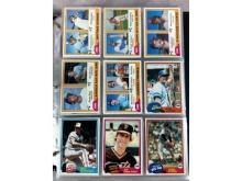 1981 Topps Baseball Partial Set with some Duplication- 360 Cards