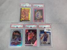 NBA Rookie lot (5) PSA cards Maxey/Bagley/Barrett etc