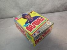 1989 Donruss baseball, unopened box, first print, Error cards?
