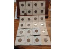LOT OF 25 INDIAN AND LINCOLN CENTS