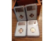 2009S 4-PIECE LINCOLN CENT SET NGC PF70 ULTRA CAMEO