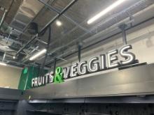 Fruits & Veggies Signage