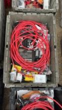 Large Qty of Battery Cables, Cables Ends and