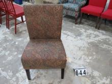 Paisly Fabric Chair