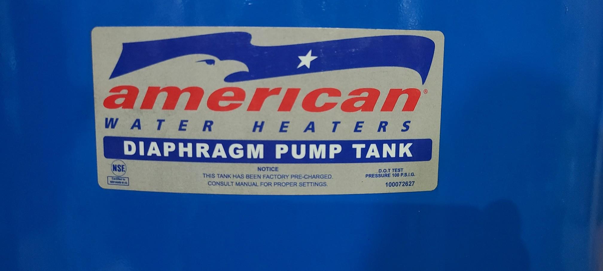 American Pump Tank  New USA MADE  Part# ADX52