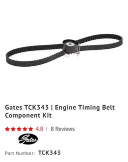 Timing Belt Kit  TCK343 Gates