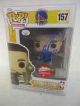 Stephen Curry of the Golden State Warriors signed autographed Funko Pop Figure PAAS COA 839