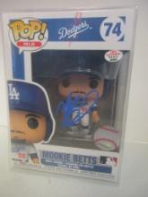 Mookie Betts of the LA Dodgers signed autographed Funko Pop Figure PAAS COA 684