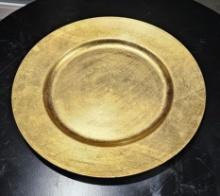 Gold Charger Plate 13â€�