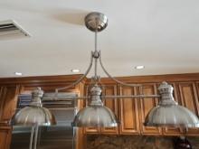 Three Lamp Hallogen Hanging Light Fixture