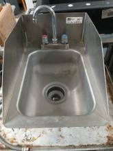Boos Wall Mount Hand Sink W/ Goose Neck Faucet / Wall Mount Hand Sink - Please see pics for addition