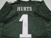 Jalen Hurts of the Philadelphia Eagles signed autographed football jersey PAAS COA 649