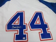 Hank Aaron of the Atlanta Braves signed autographed retro baseball jersey PAAS COA 903