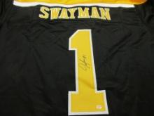 Jeremy Swayman of the Boston Bruins signed autographed hockey jersey PAAS COA 151