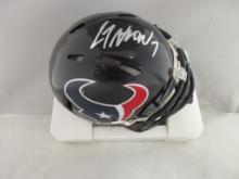 CJ Stroud of the Houston Texans signed autographed mini football helmet PAAS COA 241