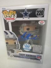 Troy Aikman of the Dallas Cowboys signed autographed Funko Pop PAAS COA 018