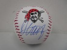 Oneil Cruz of the Pittsburgh Pirates signed autographed logo baseball PAAS COA 098