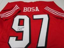 Nick Bosa of the San Francisco 49ers signed autographed football jersey PAAS COA 804