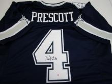 Dak Prescott of the Dallas Cowboys signed autographed football jersey PAAS COA 905