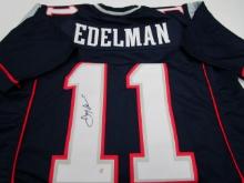 Julian Edelman of the New England Patriots signed autographed football jersey PAAS COA 991
