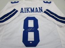 Troy Aikman of the Dallas Cowboys signed autographed football jersey PAAS COA 838