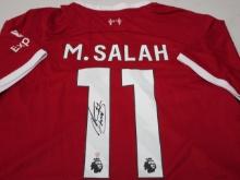 Mohamed Salah of Liverpool signed autographed soccer jersey PAAS COA 479