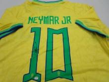 Neymar Jr of the Brasil signed autographed soccer jersey PAAS COA 343