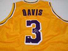 Anthony Davis of the LA Lakers signed autographed basketball jersey PAAS COA 381