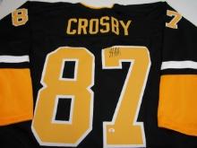 Sidney Crosby of the Pittsburgh Penguins signed autographed hockey jersey PAAS COA 323