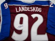 Gabriel Landeskog of the Colorado Avalanche signed autographed hockey jersey PAAS COA 995