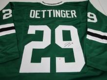 Jake Oettinger of the Dallas Stars signed autographed hockey jersey PAAS COA 792