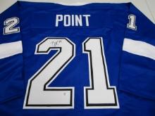 Brayden Point of the Tampa Bay Lightning signed autographed hockey jersey PAAS COA 553