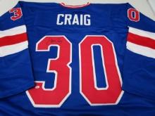 Jim Craig of Team USA signed autographed hockey jersey PAAS COA 049