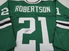 Jason Robertson of the Dallas Star signed autographed hockey jersey PAAS COA 570